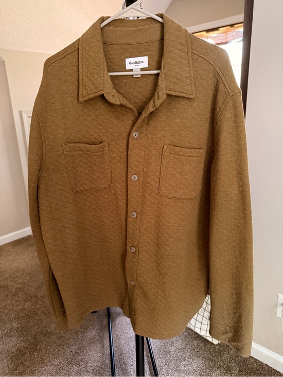 Goodfellow & Co Other - Goodfellow & Co Quilted Shirt Jacket in Camel Brown